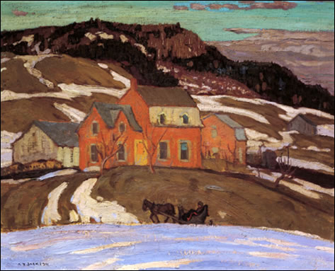 AY Jackson Early Spring Quebec