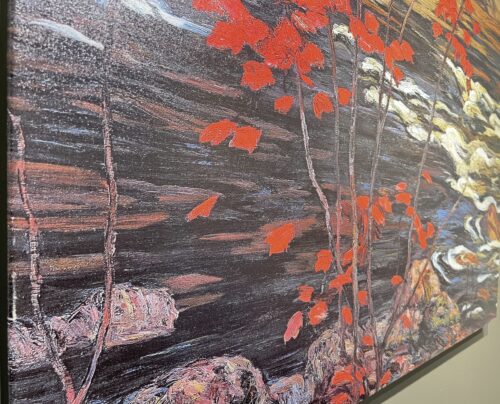 AY Jackson The Red Maple Full Size 38x47 Detail 3