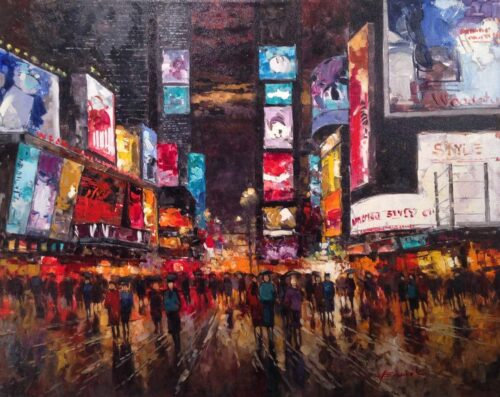 Eugenio Cohaila Time Square 24x36