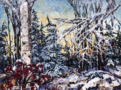Maya Eventov Winter Birch 30x40