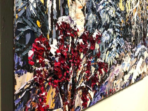 Maya Eventov Winter Birch 30x40 Detail 1