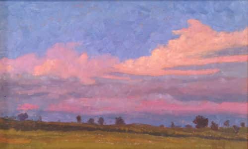 Norman Brown Oil Evening Colours 9.5x15.5