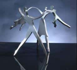 Boris Kramer Dancing Family with Two Kids