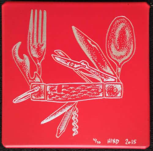 Dave Hind Essentials 4 Red 7.25x7.25