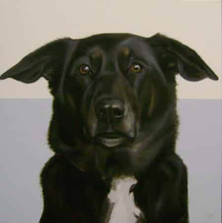 Gretta Gibney In the Ruff-Patience Giclee 30x30
