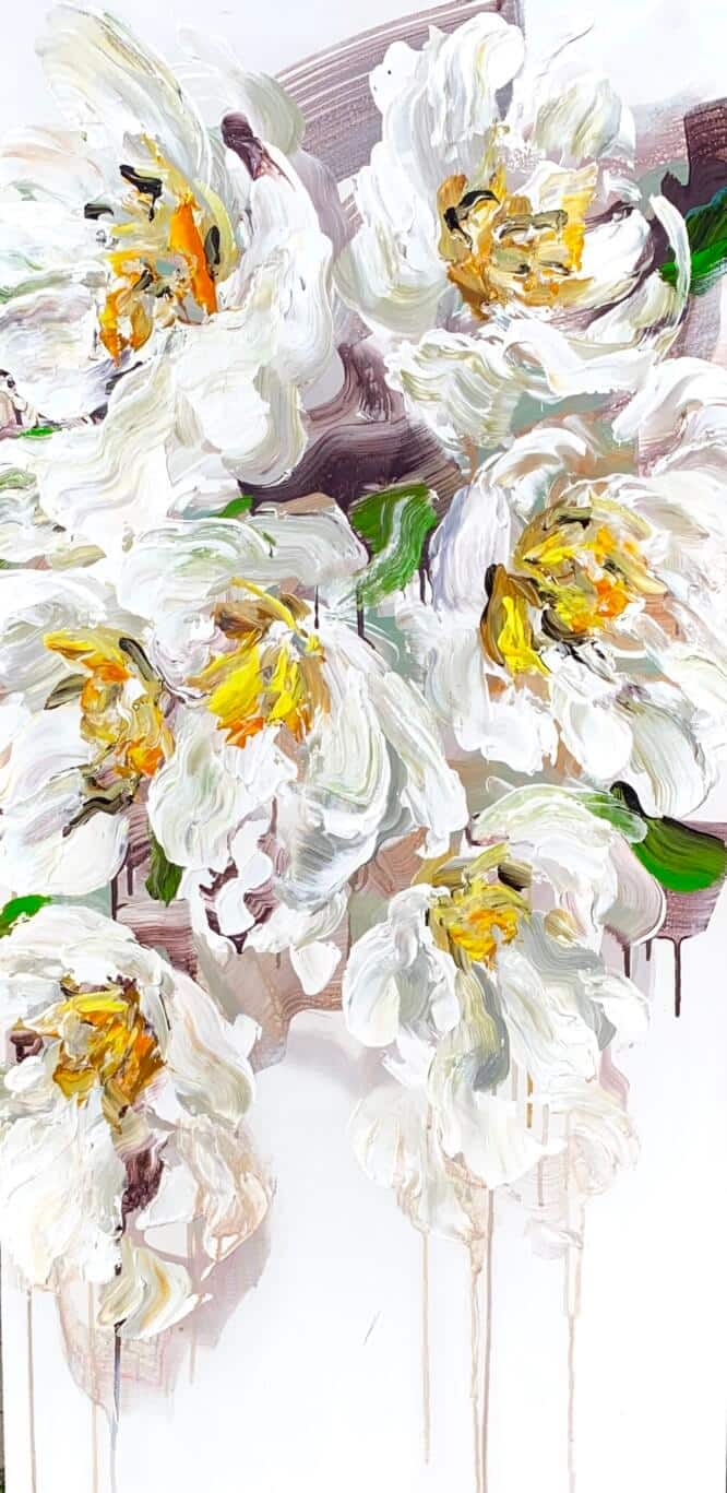 Elena Henderson Blooming Paradise series 1 48x24