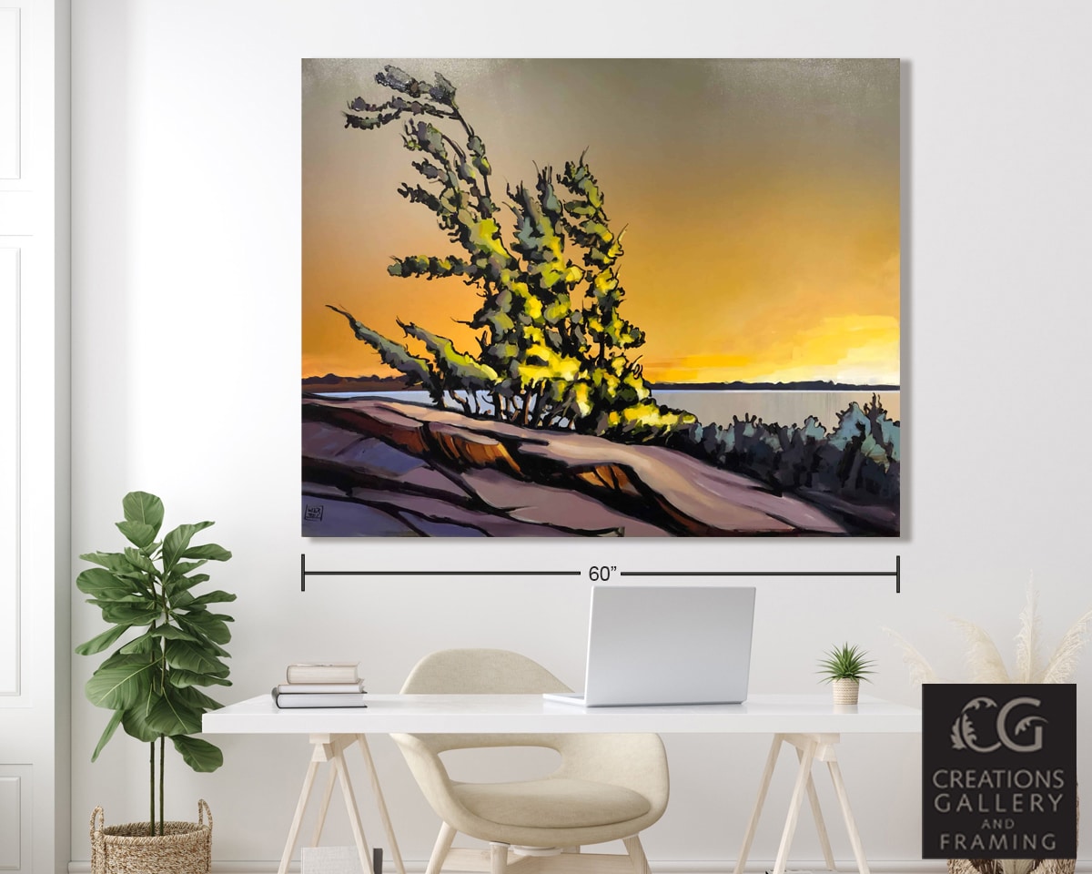 Jerzy Werbel Windswept Pine Stories 48×60 Room V1