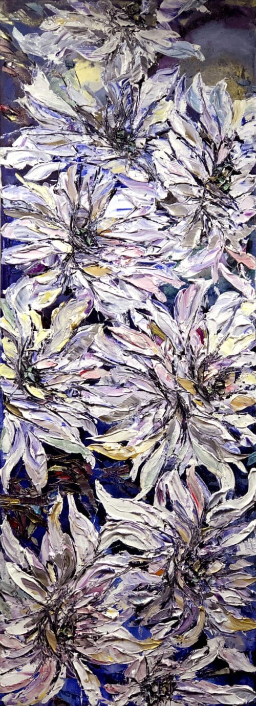 Eventov White Floral Spectrum 60x22 V