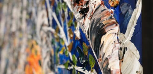 Maya Eventov Birch Looking Up Forests Glow 30x60 Detail1