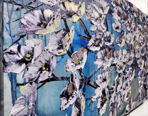 Maya Eventov Magnolia in Bloom 30x48 Detail1