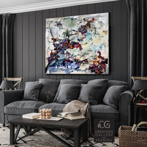 Maya Eventov Abstract IV 48x48 Room View 982