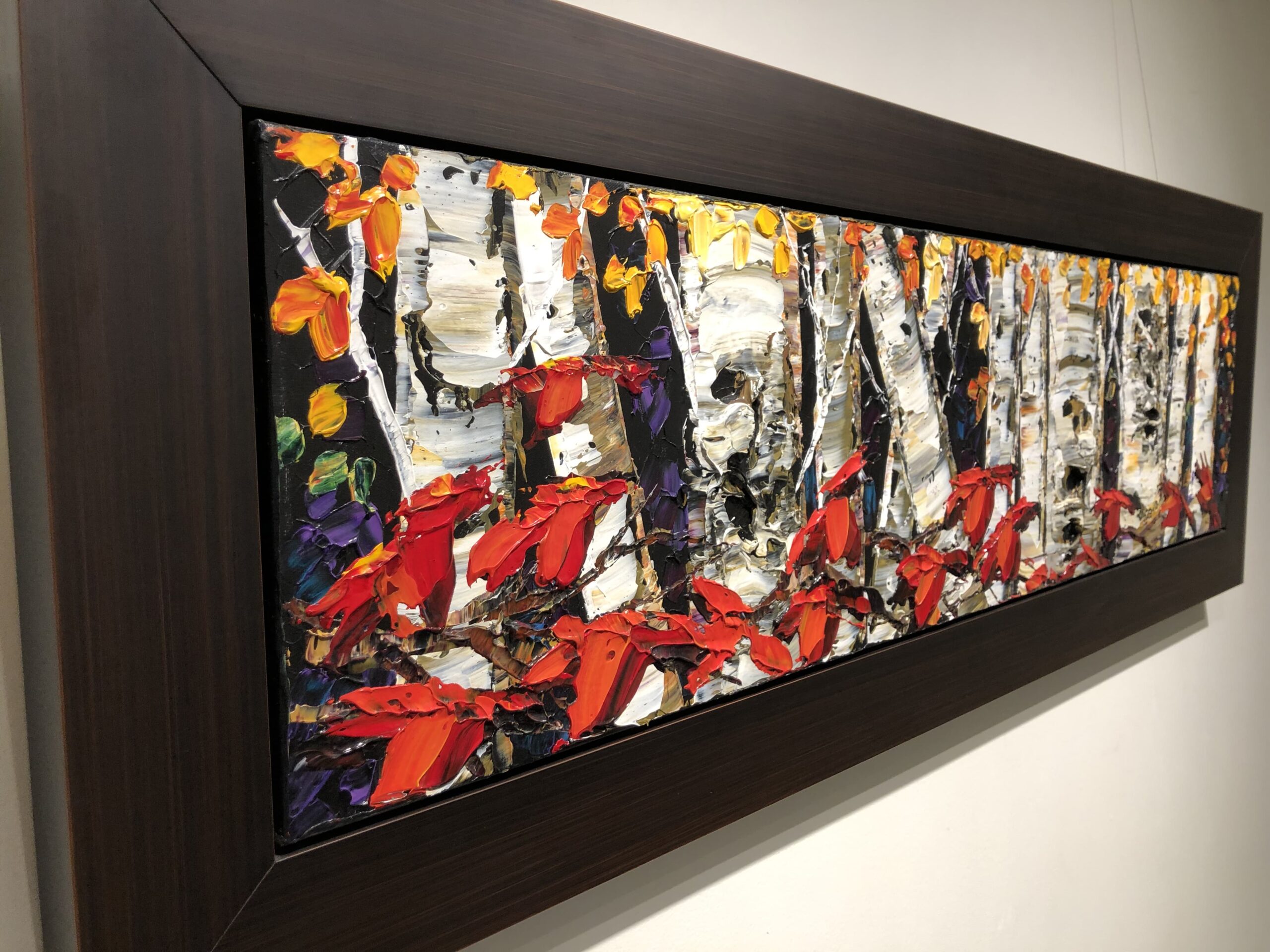Maya Eventov Night Birch 12x48 Framed D2