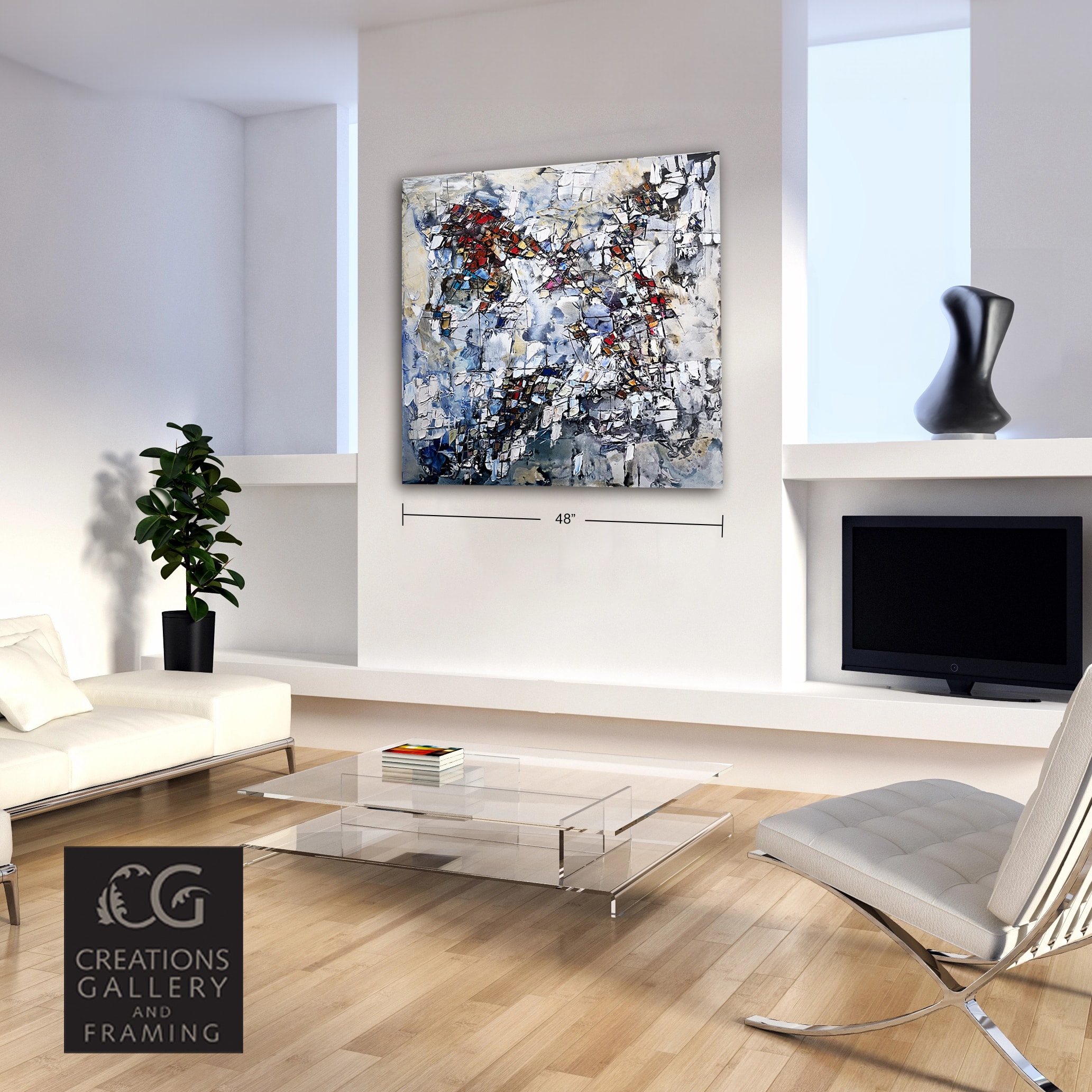 Maya Eventov Abstract 4 48×48 Room View 760