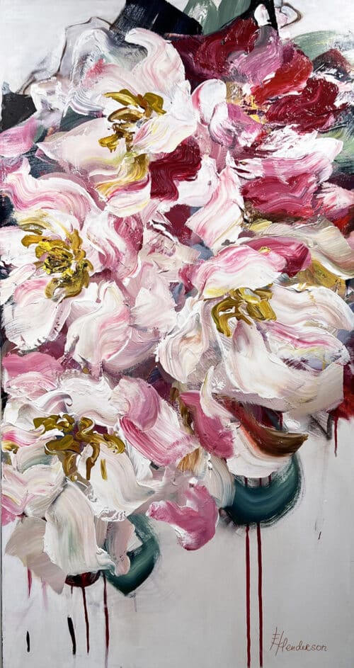 Elena Henderson Raspberry Kisses Series 15 48x24