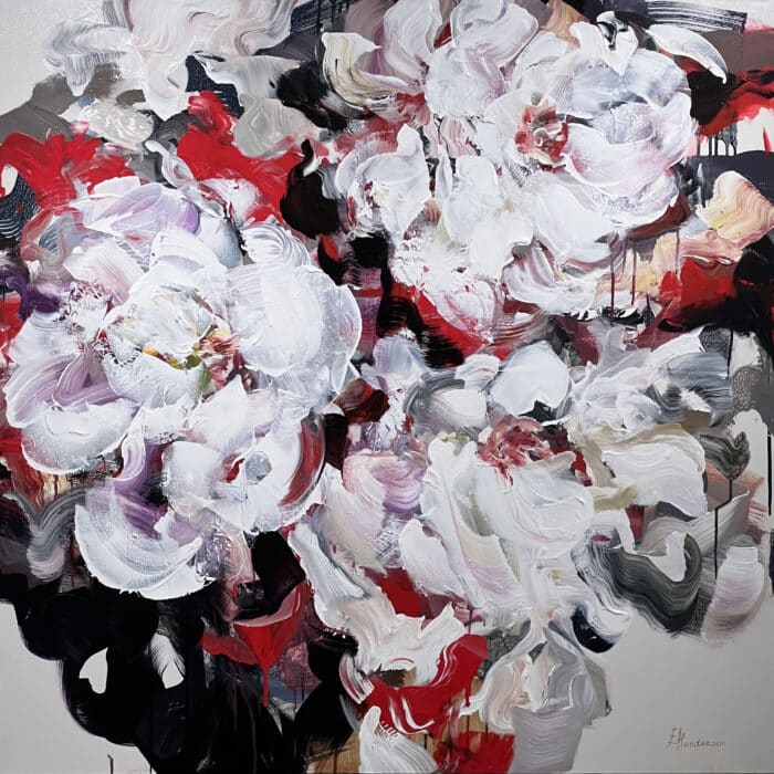 Elena Henderson Singing In Red Colours Series 1 48x48