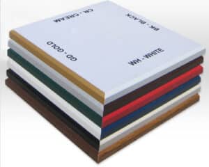 Plaque Mount Edge Colours