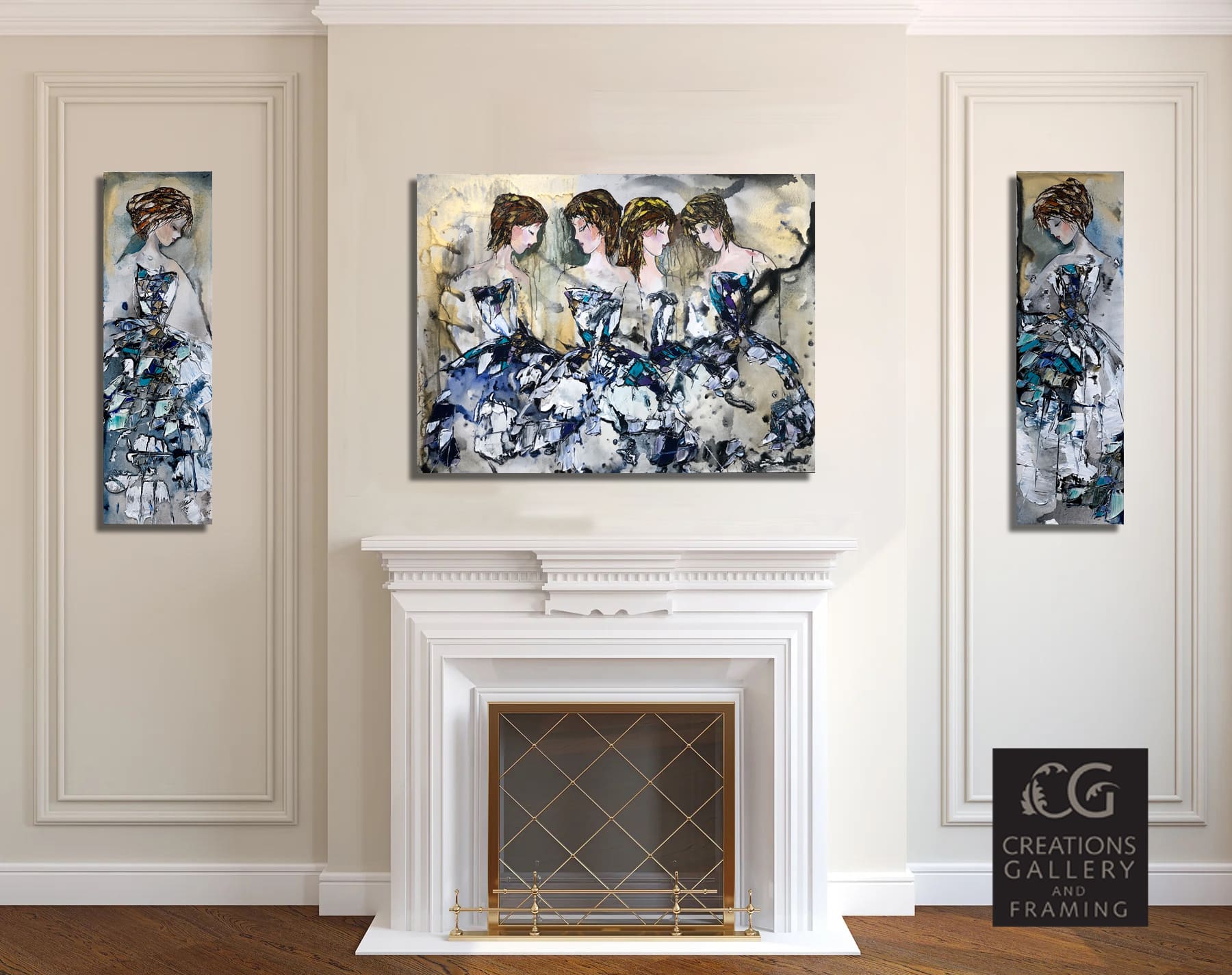 Maya Eventov Abstract Ballerina Dancer Set