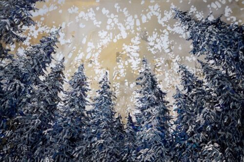 Maya Eventov Spectrum Looking Up Spruce 2 40×60