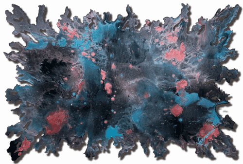 Jeff Vermeeren Sugar Moon Blast 24x36