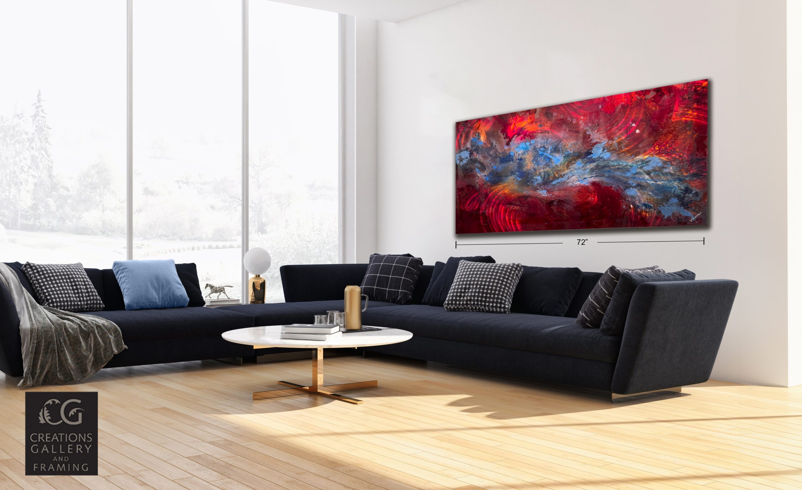 Jeff Vermeeren Brave Obsession 44x72 Room View 218