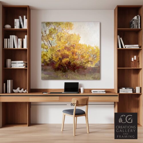 Ann Willsie Changing Seasons IV 48x48 Room View 3546