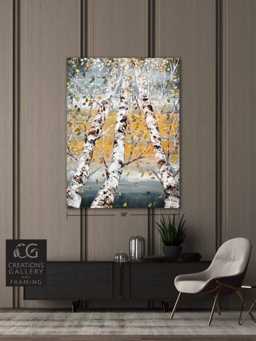 Maya Eventov Looking Up Grey Birch 3 48x36 Room View 1478